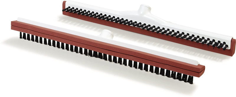 Carlisle 36781800 Double Foam Rubber Acme Threaded Squeegee with Plastic Frame, 18" Length, Red