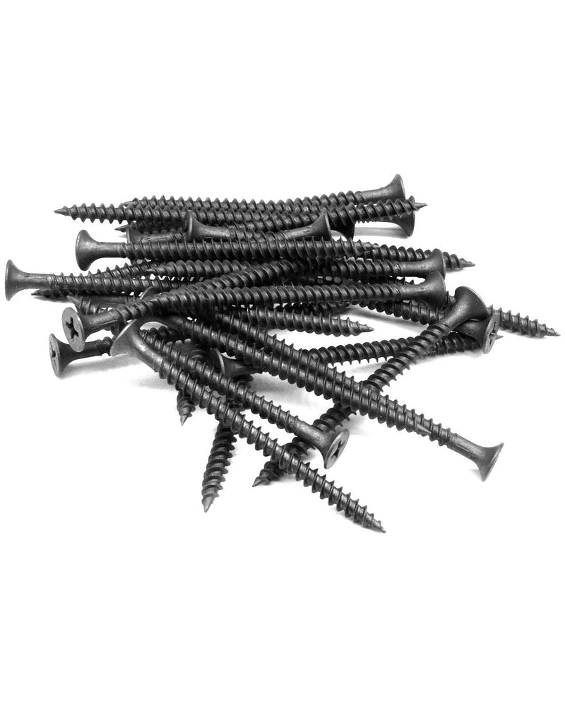 IMScrews 50pcs #8x2-3/8" Flat Head Phillips Drywall Screws Fine Thread Sharp Point Wood Screw, Carbon Steel 1022A, Black Phosphate 50 Pcs #8x2-3/8"