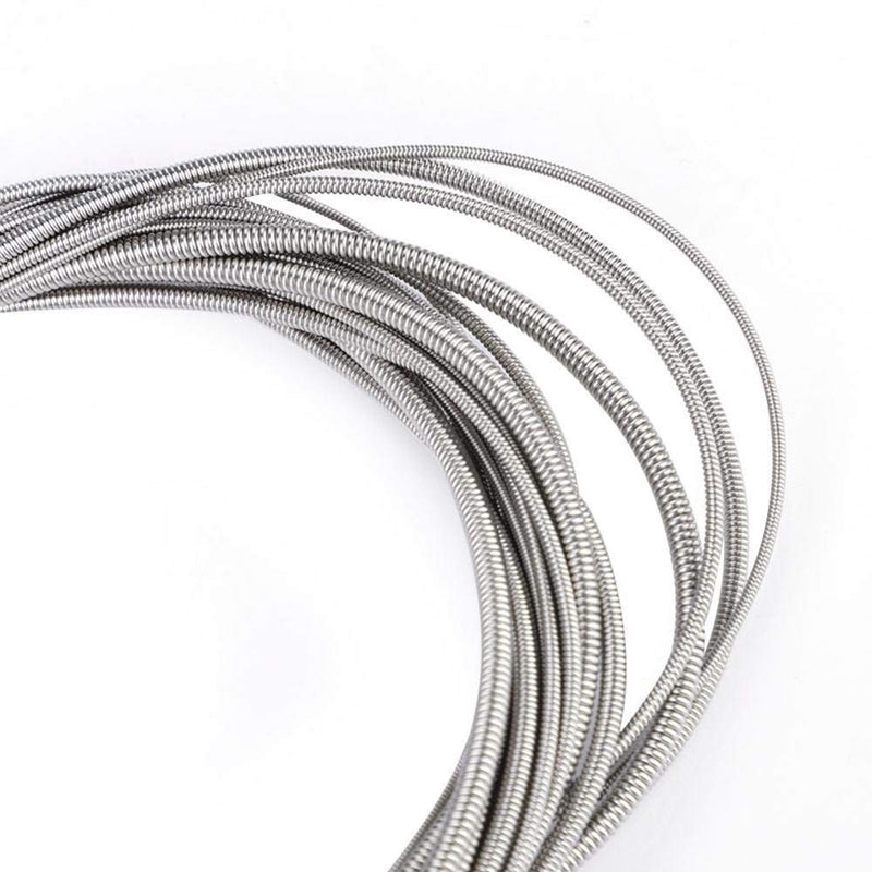 Dilwe Bass Strings, 5 Pcs Stainless Steel Strings for Electric Bass Guitar Replacement Parts Accessories