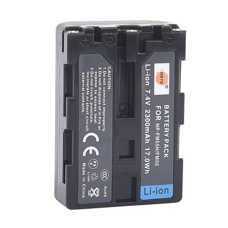 DSTE Replacement for NP-FM50 Li-ion Battery Compatible Sony CCD-FRV DCR-PC DCR-TRV DCR-DVD DSR-PDX GV HVL Series Camera Camcorder as NP-FM30 NP-FM51 NP-QM50 NP-QM51 NP-FM55H