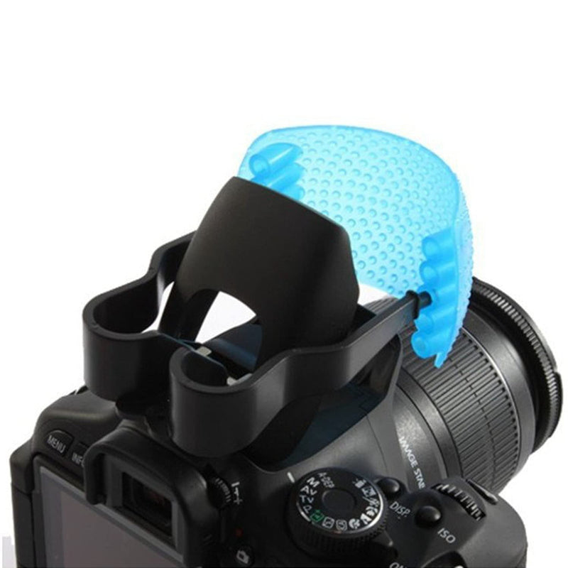 CZQC Diffuser Cover 1Set 3 Color 3 in 1 Pop-Up Flash Diffuser Cover with Bracket for DSLR Cameras Flash Bounce Diffuser Cover