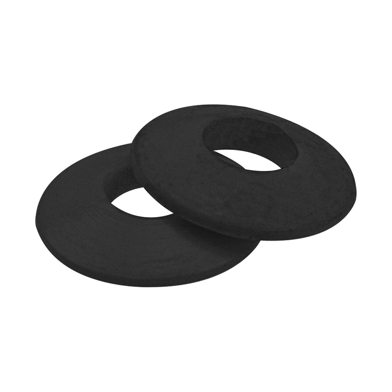 48Pcs Yootones Plastic Guitar Tuner Ferrules Washers Compatible with Guitar Tuning Peg Machine Heads (Black) Black