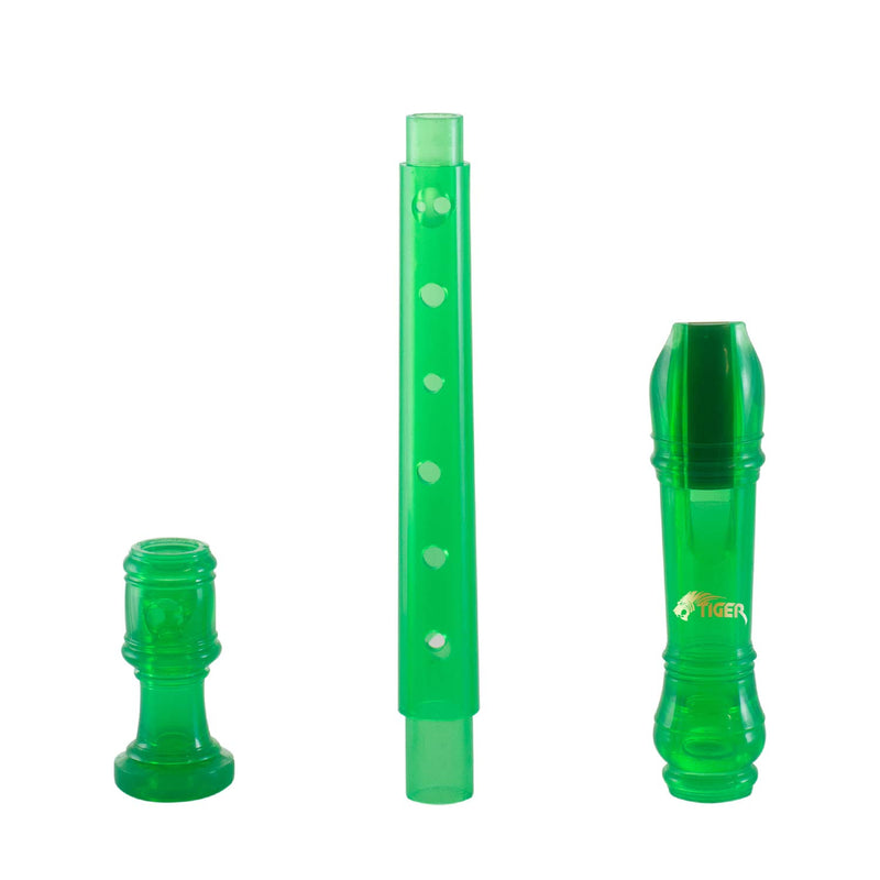 TIGER REC7-GR | Descant Recorder | with Instrument Case and Cleaning Rod | Green