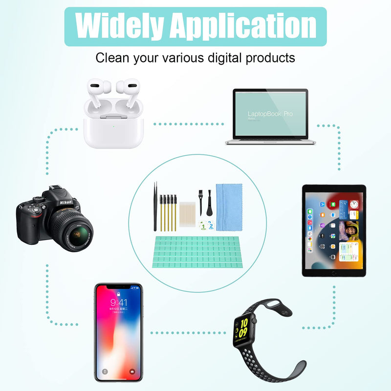Cleaner Kit for Airpod, Earbud Cleaning Putty for Airpods Pro, Cleaning kit for Airpod, Cleaner Putty for Headphone,Earbud,Charging Port,Phone, Include Cleaner Putty,Brushes,Swabs, Tweezers