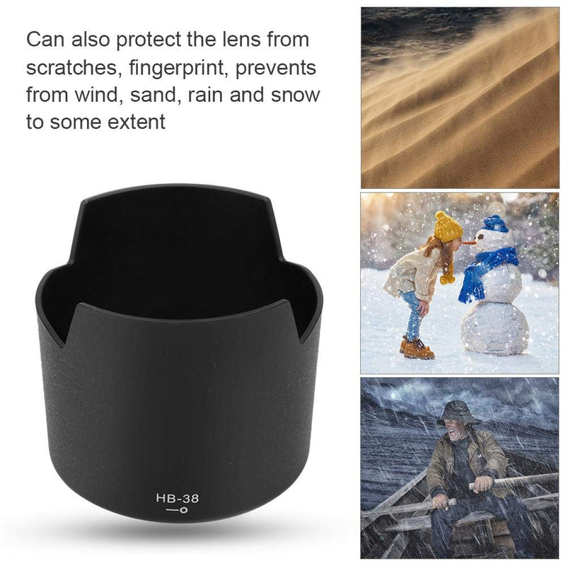 Vbestlife Camera Lens Hood,HB-38 Camera Mount Lens Hood for Nikon AF-S Micro 105mm f/ 2.8G IF-ED VR Lens.