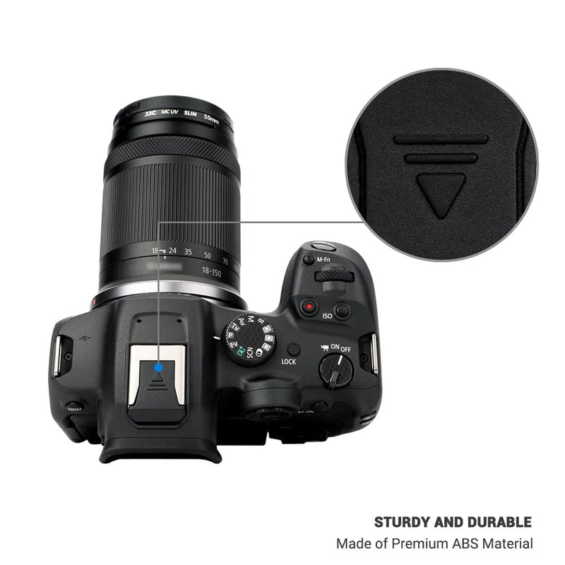 JJC 2Pack Hot Shoe Cover Cap Protector for Canon EOS R50 R10 R8 R7 R6 Mark II R5C R3 Camera, Replaces Canon ER-SC2 Hot Shoe Cover