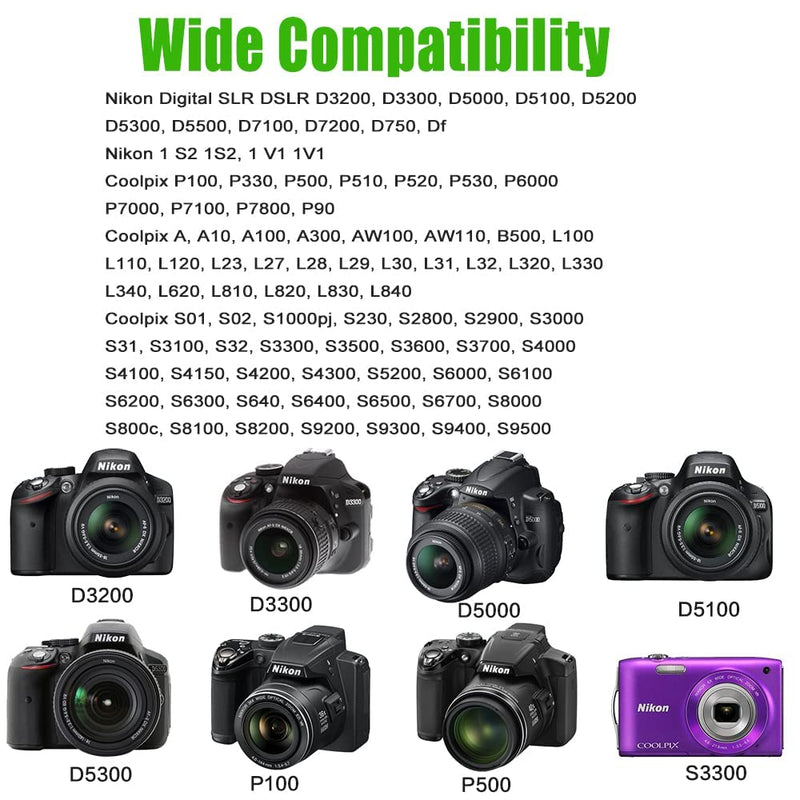 UC-E6 Data Transfer Cable Compatible with Nikon Digital SLR DSLR D3300 D750 D5300 D7200 D3200, Coolpix L340 L32 A10