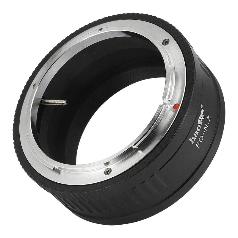 Haoge Manual Lens Mount Adapter for Canon FD Lens to Nikon Z Mount Camera Such as Z7II Z6II Z6 Z7