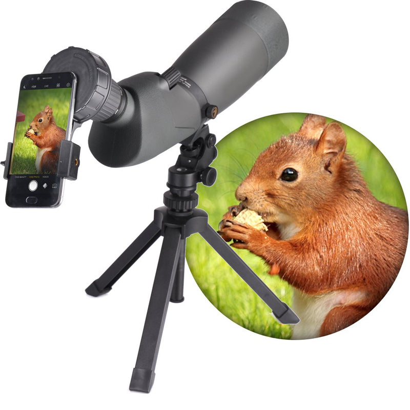 SOLOMARK Cellphone Mount for Vortex Bushnell Celestron Barska Spotting Scope Big Eyepiece Work with Binoculars Monocular Spotting Scope Telescope for Almost Smartphone Cellphone mount for big eyepiece