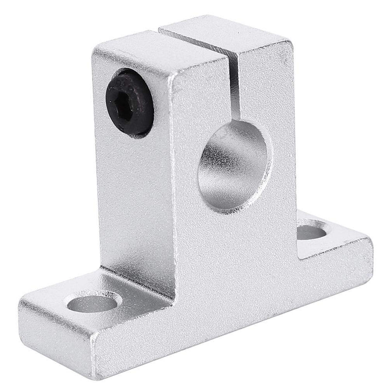 Shaft Bracket, 4PCs SK10 Shaft Bracket Hardware Fastener Aluminum Alloy Rail Accessory Industrial Tool, Simply Installed