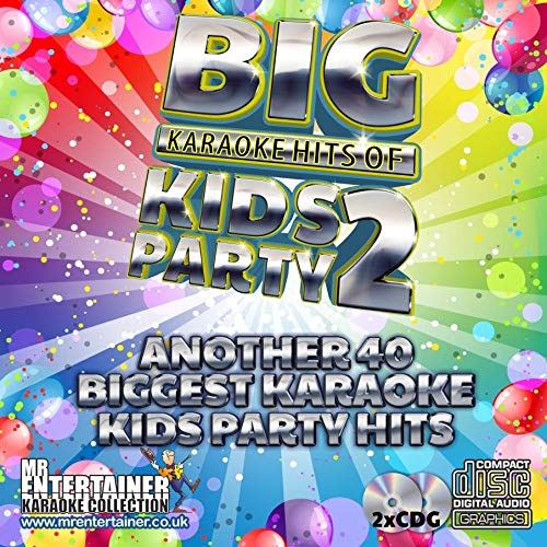 Mr Entertainer Big Karaoke Hits of Kids Party Volume 2 - Double CD+G (CDG) Pack. 40 More Greatest Childrens Party Songs