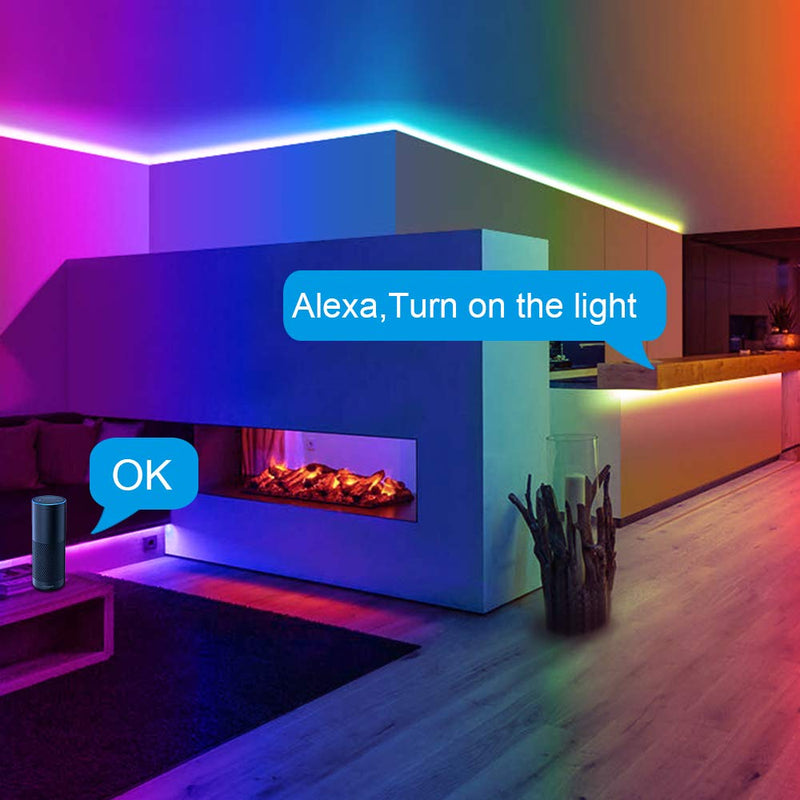 [AUSTRALIA] - ALITOVE WS2811 Controller Smart WiFi APP Voice Control, Support Amazon Alexa Google Home, for DC12V~24V WS2811 SM16703 UCS1903 Addressable RGB LED Strip LED Pixel String Light (Not for 5V WS2812B) 12V~24V 