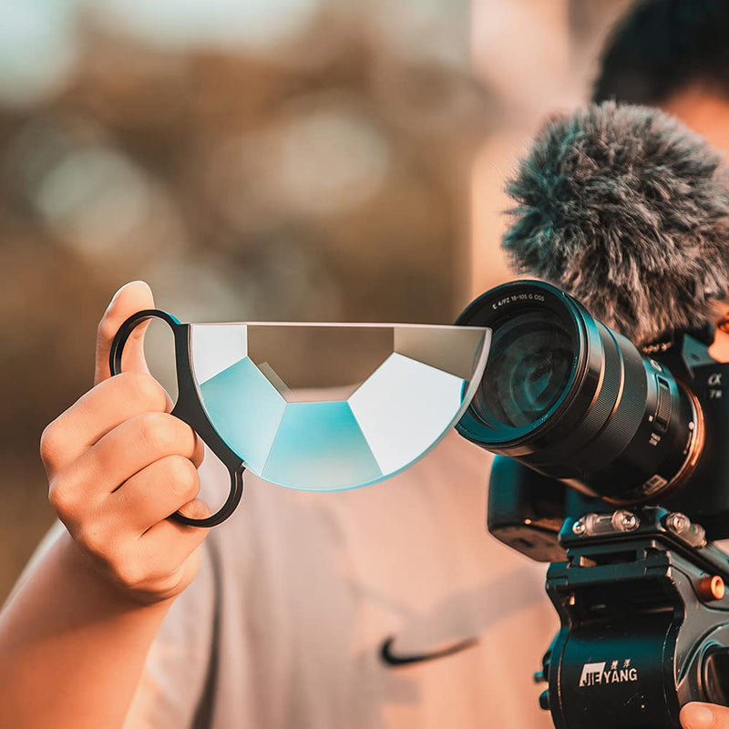 [AUSTRALIA] - KOGJAERS Prism Glasses 150mm Handheld Kaleidoscope Prism Semicircular Glass Prism Lens Fx can Change The Number of Subjects 150 Handheld semicircular kaleidoscope 