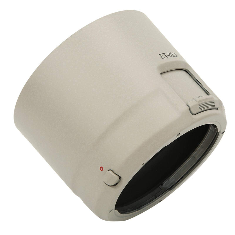 143 ET-83D Lens Hood, Plastic Lens Hood for Canon EF 100-400mm f/4.5-5.6L is II USM for Using in Backlight Photography to Avoid Glare and Reflecion