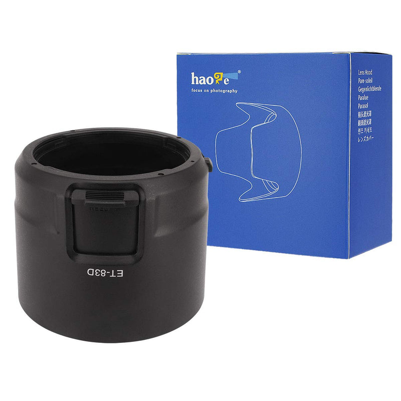 Haoge Bayonet Lens Hood Compatible with Canon EF 100-400mm f/4.5-5.6L is II USM Lens Replaces Canon ET-83D