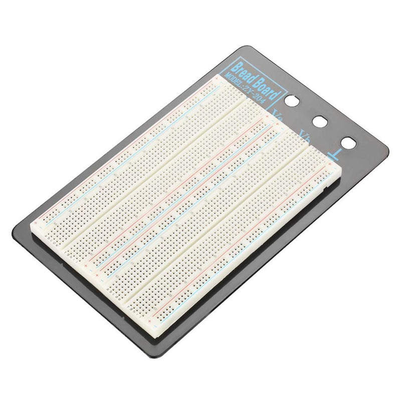 Test Breadboard，1660 Points Holes Plug-in Breadboard Solderless Breadboard Test Bed Free Solder Circuit Test for Electronic Circuit Assembly，commissioning and Training