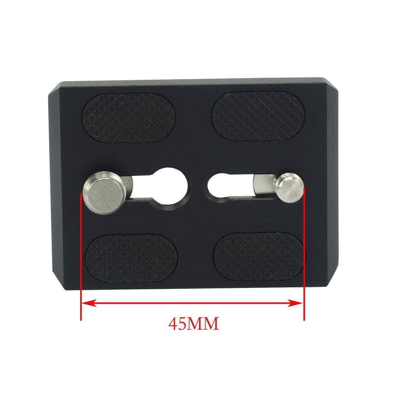 [AUSTRALIA] - Haoge HQR-SC-N Camera Quick Release Plate for Sachtler Video DV 8/100, DV10 3+3, DV10 5+5, FSB6T, FSB8T, FSB-10T Tripod Fluid Head Replace Touch & Go Plate S,Canon EF 600mm f/4L is III USM Lens 