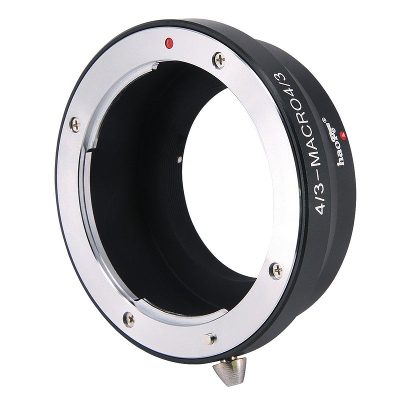 Haoge Manual Lens Mount Adapter for Olympus Four Thirds 4/3 43 Mirrorless Lens to Olympus and Panasonic Micro Four Thirds MFT M4/3 M43 Mount Camera