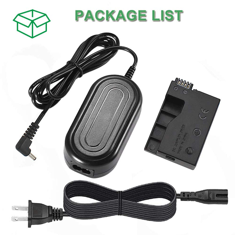 Gonine ACK-E8 AC Power Adapter Supply DR-E8 DC Coupler Charger kit, (Replace LP-E8 Battery) for Canon EOS Rebel T5i T4i T3i T2i Kiss X6 Kiss X5 Kiss X4 700D 650D 600D 550D Cameras.