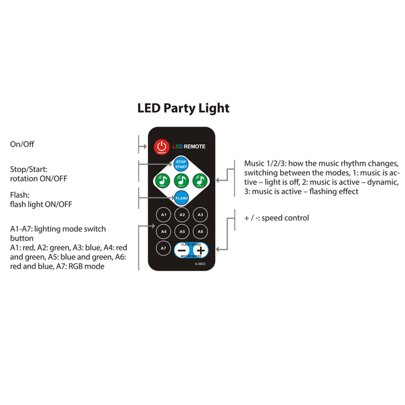 Disco Lights, KOOT Sound Activated Disco Ball Lights with Remote Control RGB DJ Lights Stage Strobe Lights for Home Birthday Disco Party Dance Karaoke Show Club Pub