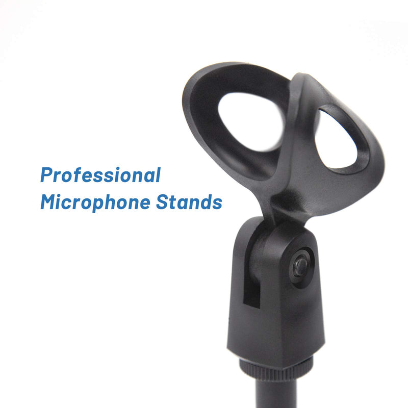 Desktop Tripod Microphone Stand, Portable Mic Table Stand, Universal Adjustable Desktop Microphone Stand, Super Lightweight Desktop Microphone Tripod Stand With Mic Clip Adjustable Height