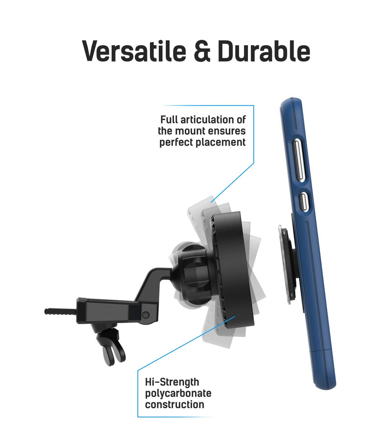 Encased LolliLockit CD Car Mount for Pop Phone Holder Grip, Magnetic Socket Holder (Patent Pending)