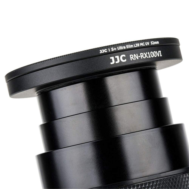 JJC Dedicated Metal Filter Adapter Lens Adapter for Sony ZV-1 ZV1 RX100 VII VI RX100M7 RX100M6 for Canon G5X Mark II Installing 52mm UV CPL ND Filter,Includes 52mm Snap-On Lens Cap & Cap Keeper String