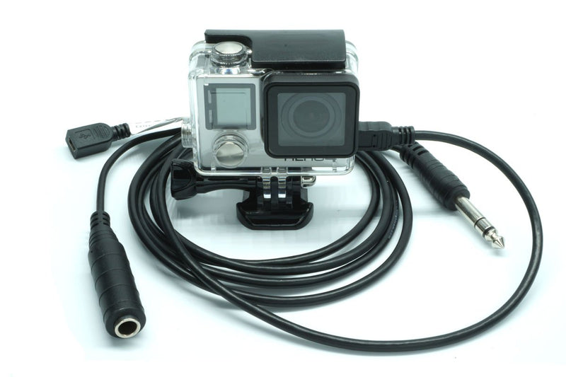 Nflightcam Aircraft Audio/Power Cable for GoPro Hero