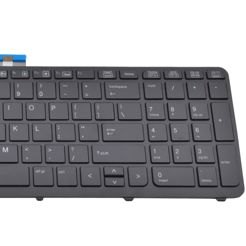 SUNMALL Replacement Keyboard Compatible with HP ZBOOK 15 G1 ZBOOK 15 G2 ZBOOK 17 G1 ZBOOK 17 G2 Series (with Backlight,NoPointer)