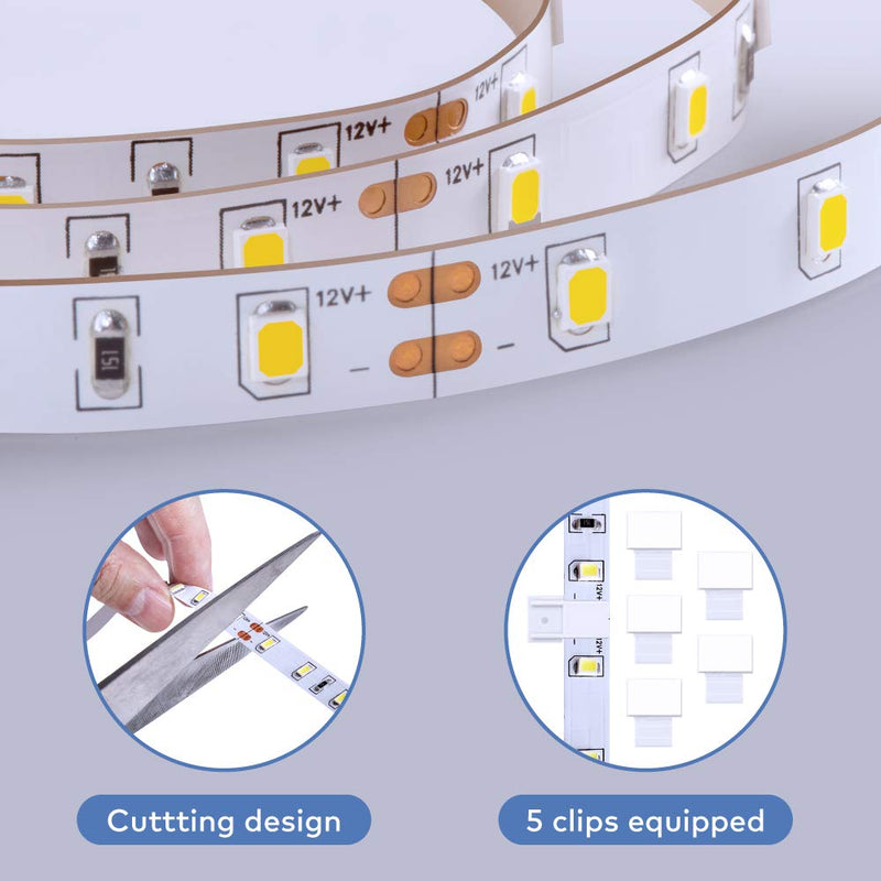 [AUSTRALIA] - Govee White Led Strip Lights, 6500K Dimmable Light Strip for Room, Cabinet, Closet, 32.8 Feet 