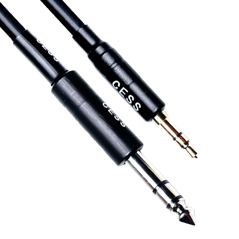 [AUSTRALIA] - CESS-189-6i Stereo Audio Cable 1/8‚Äù TRS Male to 1/4" TRS Male, 3.5mm TRS to 6.35mm TRS (6 Inch) 6 Inch 