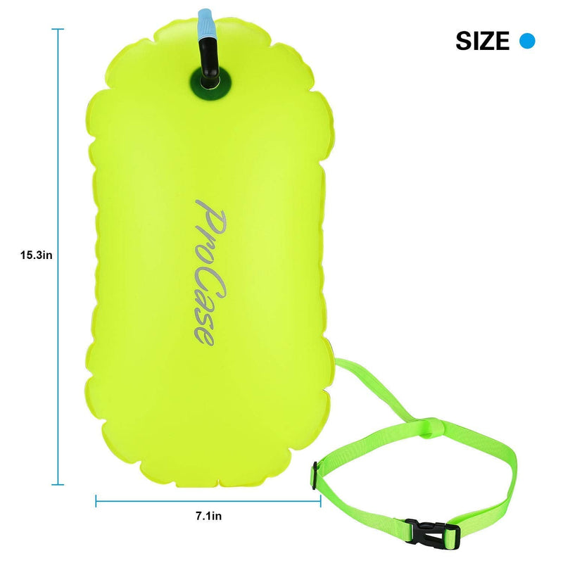 4 Pack ProCase Universal Cellphone Waterproof Pouch Dry Bag Underwater Case Bundle with ProCase Swim Buoy Float, Swimming Bubble Safety Float with Adjustable Waist Belt