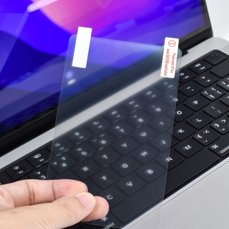 [AUSTRALIA] - 2 Pack MacBook Pro 16 A2485 Trackpad Protector Cover Skin, Clear Anti-Scratch Touchpad Cover Film for 2021 New Apple MacBook Pro 16 Inch M1 Pro/ Max Chip Model A2485 Protective Accessories 