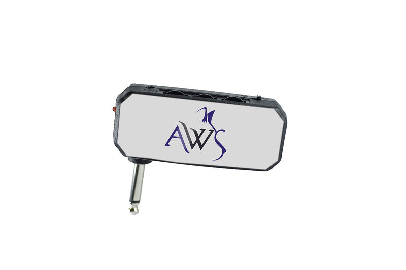 [AUSTRALIA] - Portable Guitar Headphone Amplifier by AlphaWolff Supply - AUX Cable Connection and Volume Control - Easy to Use Acoustic Sound  - Practice and Play Music in Complete Silence 