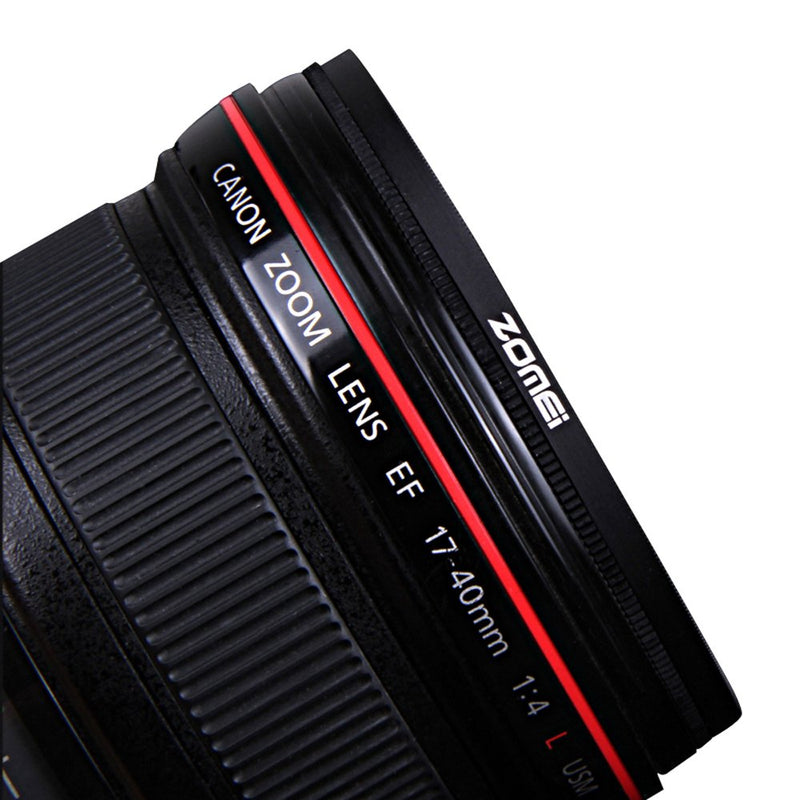 ZOMEI 55mm Ultra Slim Graduated Gradual Neutral Density Gray Color Lens Filter Slim Gray 55MM