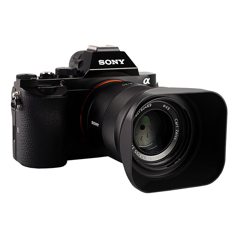 Fotodiox Pro Leica Inspired, Designer Dedicated Metal Bayonet Lens Hood for Zeiss Sonnar T FE 55mm f/1.8 ZA Lens; Professional and Stylish