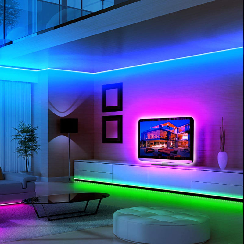 [AUSTRALIA] - Daybetter 36.08ft Led Lights for Bedroom 11m with Remote and Power Supply Flexible Color Changing RGB Led Light Strips（2 Rolls of 18.04ft） 