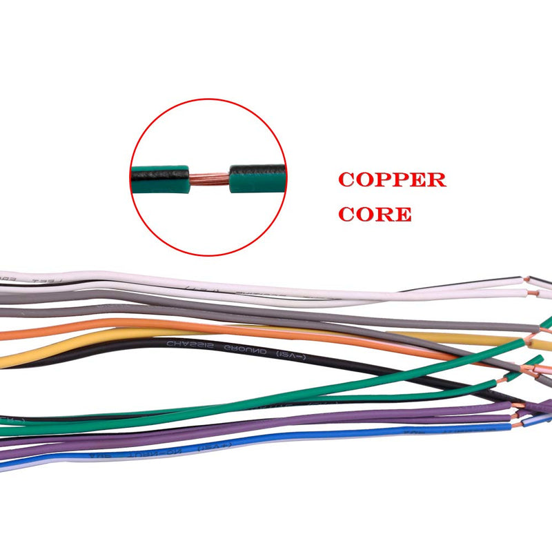 Car Radio Stereo Wire Harness with Antenna Adapter Plug Compatible with Some GM Chevy Express Savana Buick Acadia GM Pontiac Saturn