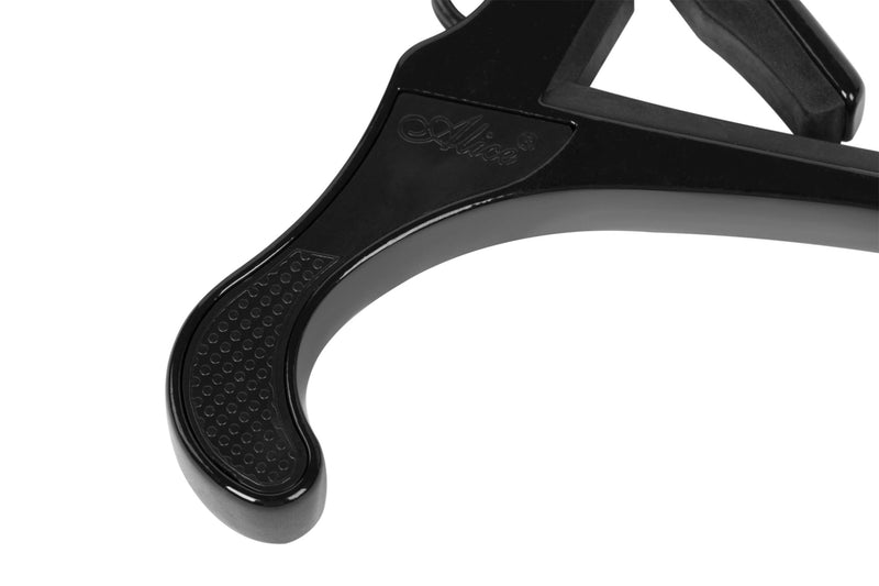 Alice Aluminum Alloy 4 String Acoustic Guitar Capo with Black Paint Pistol Shape Guitar Accessories