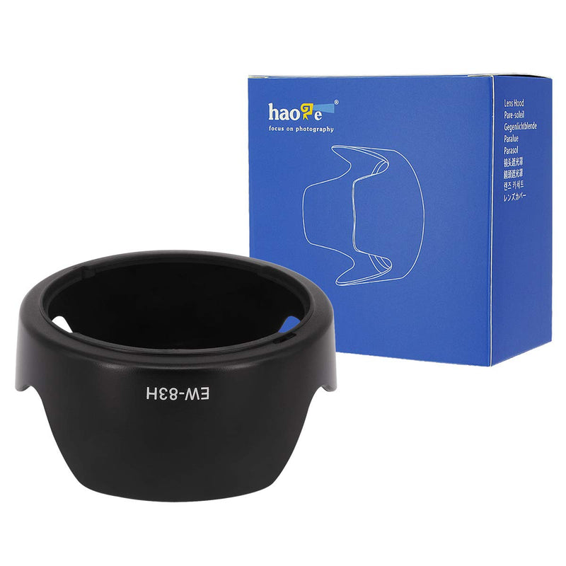 Haoge Bayonet Flocking Petal Flower Lens Hood for Canon EF 24-105mm f4L is USM Lens Replaces Canon EW-83H