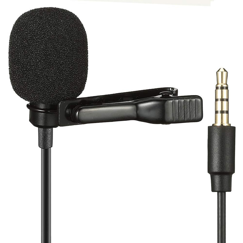 [AUSTRALIA] - Soonpho Professional Lavalier Lapel Microphone,3.5mm Omnidirectional Condenser Mic Easy Clip On Microphone with Windscreen for iPhone,Camera,DSLR,Recording YouTube,Video Conference,Podcast,Interview 