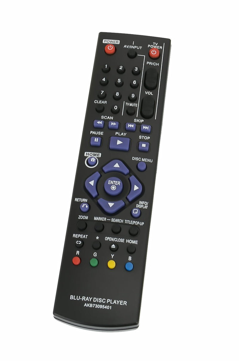 New AKB73095401 Replace Remote fit for LG Blu-ray DISC Player BD611 BD550 BD555 BD611 BD630C BD640 BD640C