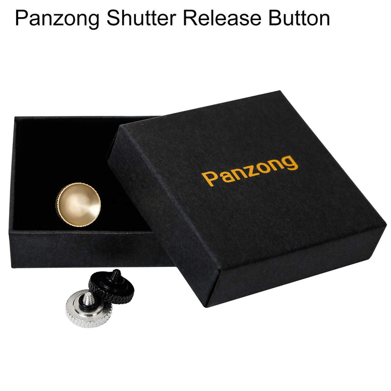 Soft Shutter Release Button, High-end Pure Copper Camera Shutter Button (3 Pack) gold silver black