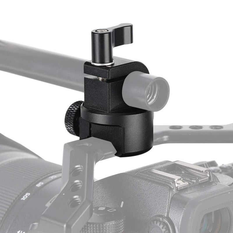 NICEYRIG Quick Release NATO Lock Clamp to 15mm Rod Rail Clamp for DSLR Camera Rig Follow Focus, Microphone, Monitor - 427