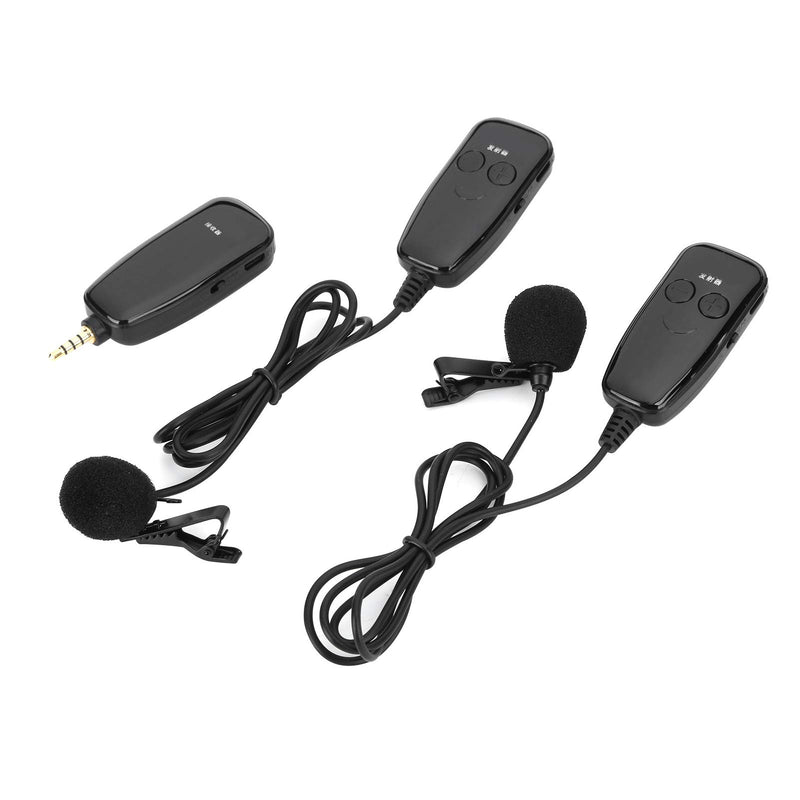 UHF Microphone Lavalier Wireless Claer Sound Multifunctional MIC Noise Reduction Microphone UHF For Live Interviews