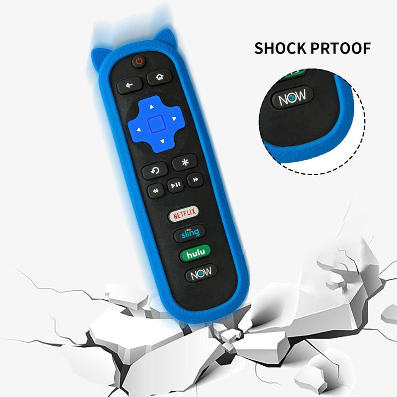 New RC280 Remote Compatible with TCL Roku TV Remote 65US5800 55S401 32S321 43S303 49S405 32S305 55S405 43S405 33S301 40S3800 55US57 32S301 55S403 32S3850A 32S3700 43FP110 48FS3750 40S305 43S305 65s423 Blue case