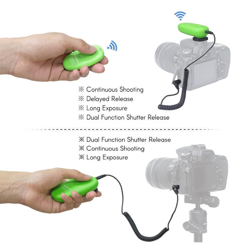 AODELAN Camera Wireless Remote Control for Panasonic GH5, G9, FZ100, FZ1000, FZ2500; Olympus: E-M1, E-M5 Mark II, E-M5, E-M10 Mark II, E-M10, Pen-F, E-P5, E-P3, E-P2, E-P1, E-PL8