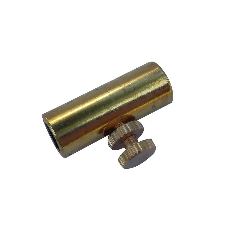 Cello Mute 2Pieces, Brass Adjustable Cello Wolf Tone Eliminator Wolf Tone Mute Suppressor Tube Eliminate Wolf Tone (Gold) Gold