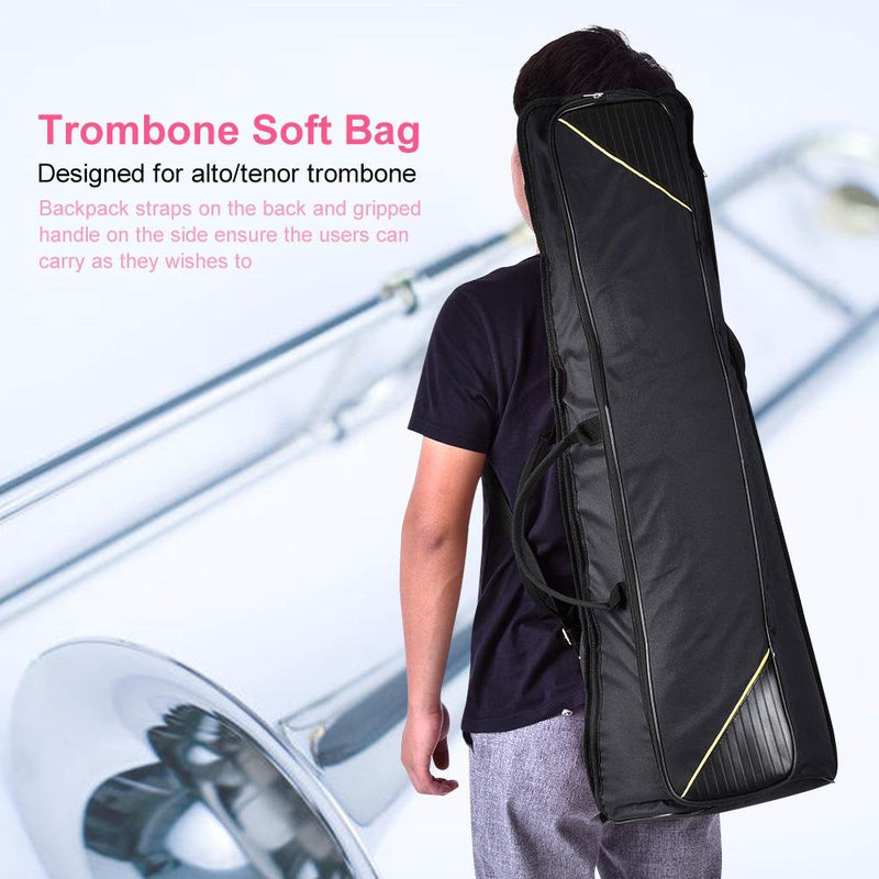 Zetiling Trombone Bag, Trombone Case Portable Soft Oxford Cloth Musical Instrument Protect Bags for Trombone Players(#3) #3