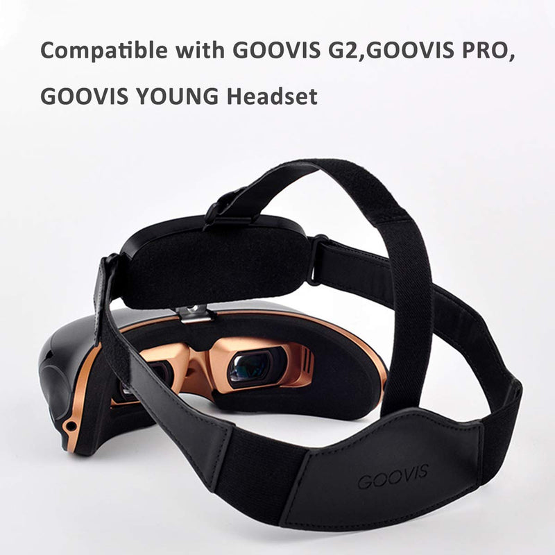 GOOVIS Head Mounted Theater Comfort Headband New Headband Comfortable Decompression Reduces Facial Pressure Black